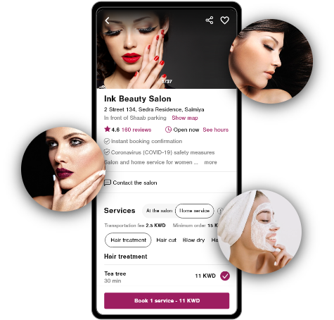 Salony — Beauty & Wellness · Mobile App