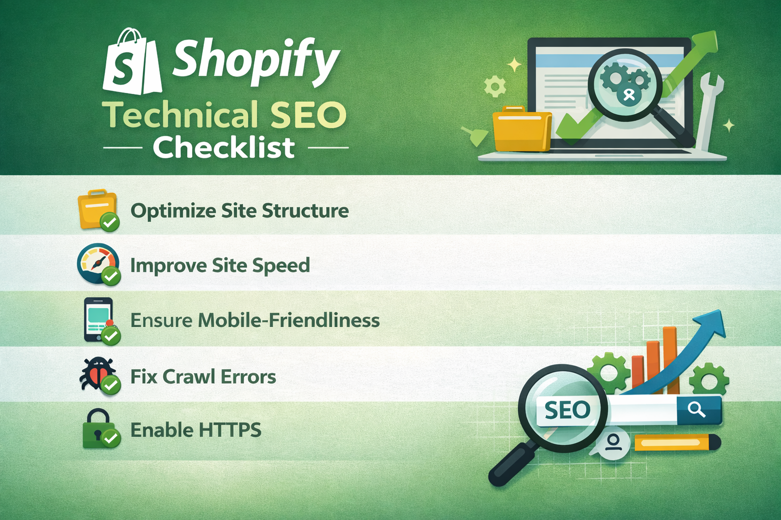 SHopify technical SEO checklist